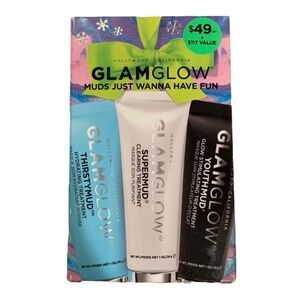 Glamglow Muds Just Wanna Have Fun 4 Piece Set New